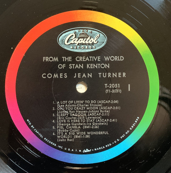 Stan Kenton And Jean Turner : From The Creative World Of Stan Kenton Comes The Exciting New Voice Of Jean Turner (LP, Album, Mono)