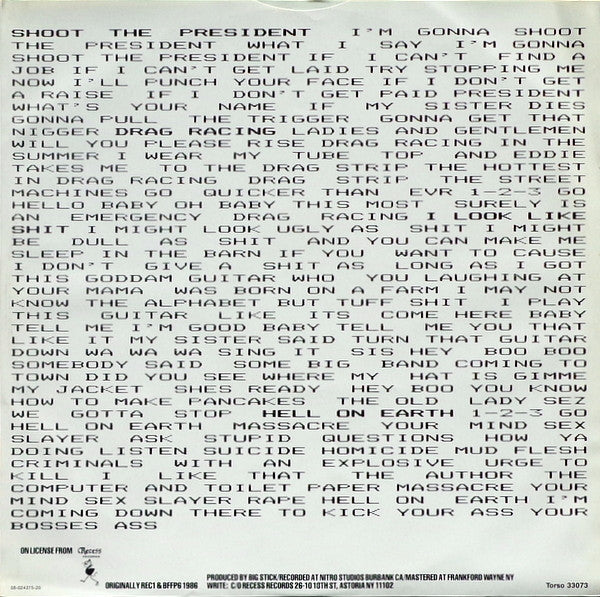 Big Stick : Crack'N'Drag (LP, Comp)