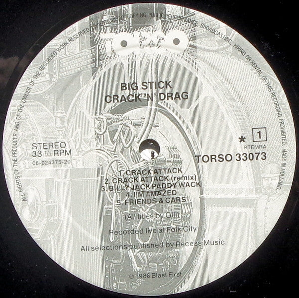 Big Stick : Crack'N'Drag (LP, Comp)