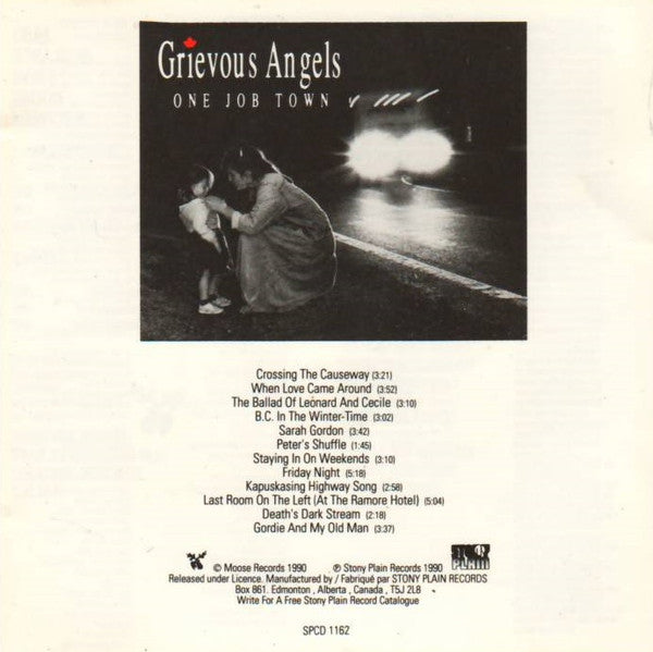 Grievous Angels (2) : One Job Town (CD, Album)