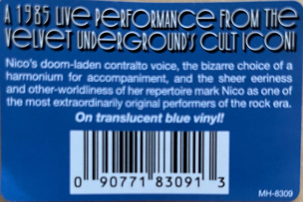 Nico (3) : Chelsea Town Hall (2xLP, Album, RE, Tra)