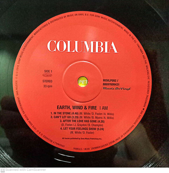 Earth, Wind & Fire : I Am (LP, Album, RE, RM, 180)