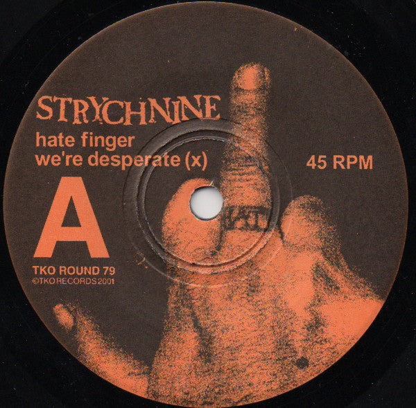 Strychnine (2) : Hate Finger EP (7", EP)