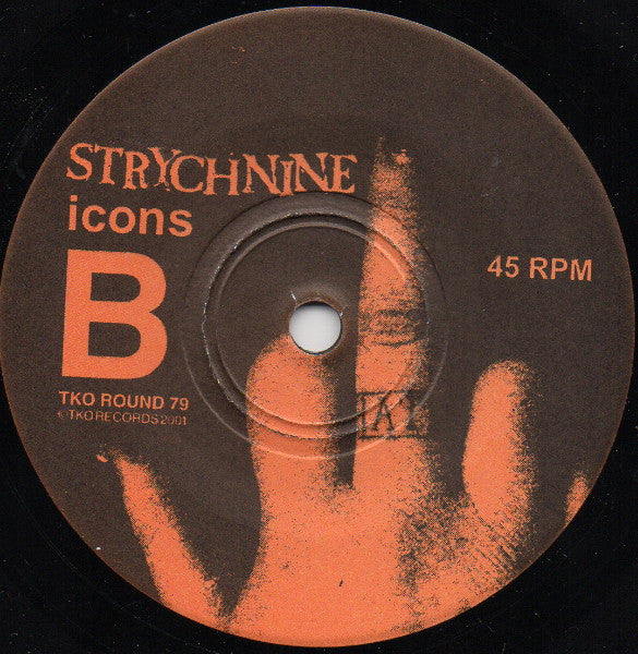 Strychnine (2) : Hate Finger EP (7", EP)