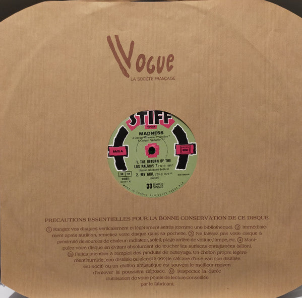 Madness : The Return Of The Los Palmas 7 (12", Single)