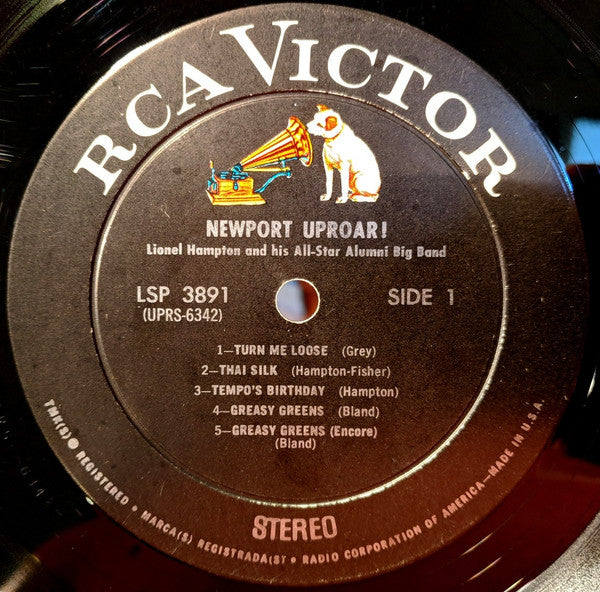 Lionel Hampton And His All-Star Alumni Big Band : Newport Uproar! (LP)