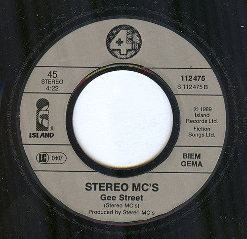 Stereo MC's : On 33 (7", Single)