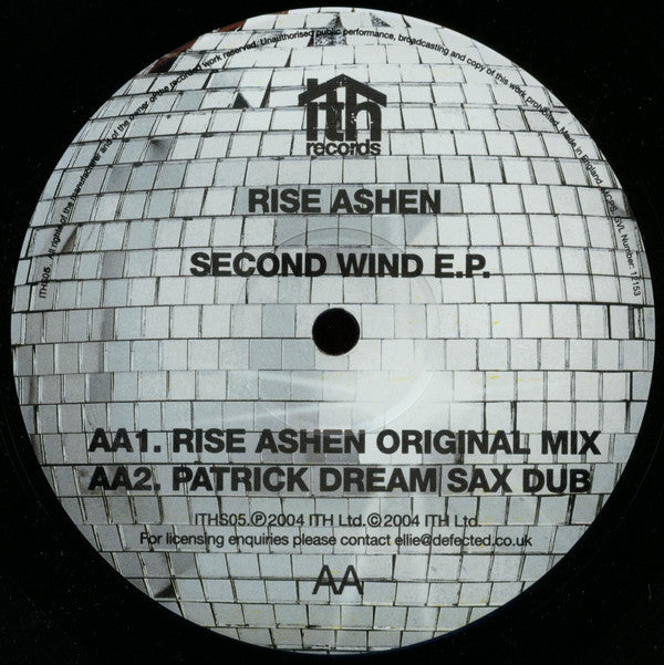 Rise Ashen : Second Wind E.P. (12", EP)
