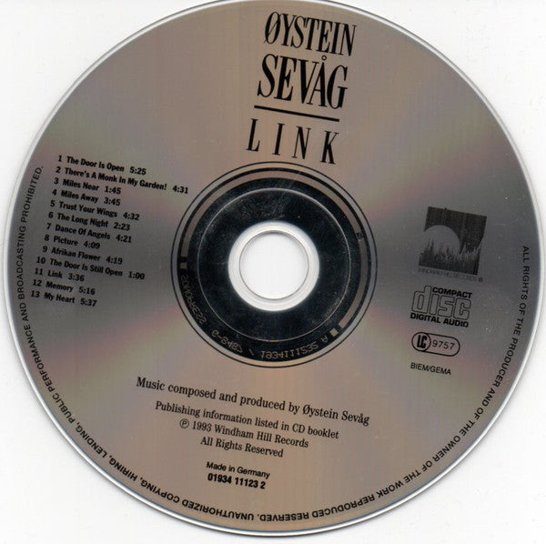Øystein Sevåg : Link (CD, Album)