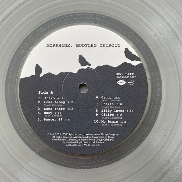 Morphine (2) : Bootleg Detroit (LP, Album, RSD, RE, Mil)