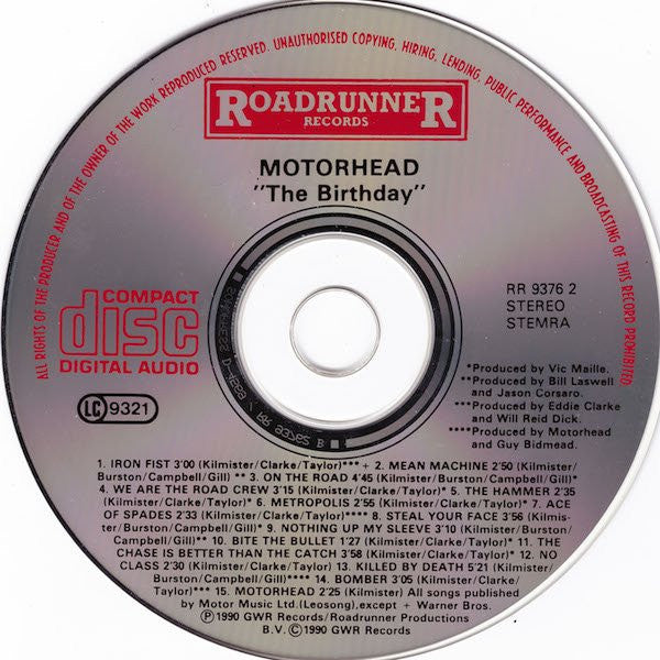 Motörhead : The Birthday Party (CD, Album)