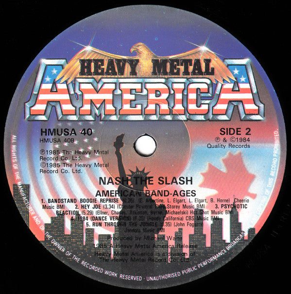 Nash The Slash : American Band-ages (LP, Album)