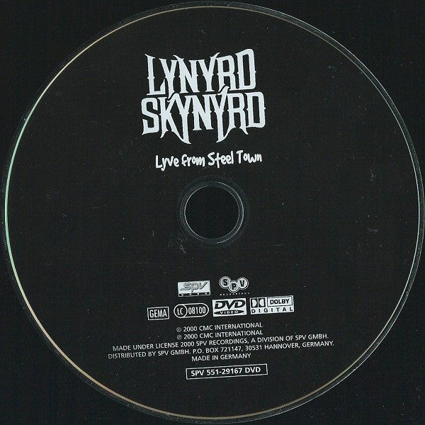 Lynyrd Skynyrd : Lyve From Steel Town (DVD-V, PAL)