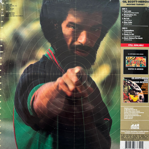 Gil Scott-Heron : Moving Target (LP, Album, RSD, RE, Red)