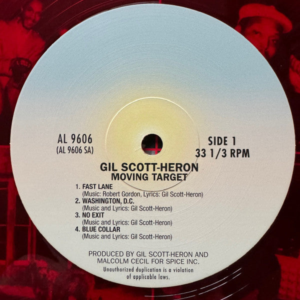 Gil Scott-Heron : Moving Target (LP, Album, RSD, RE, Red)
