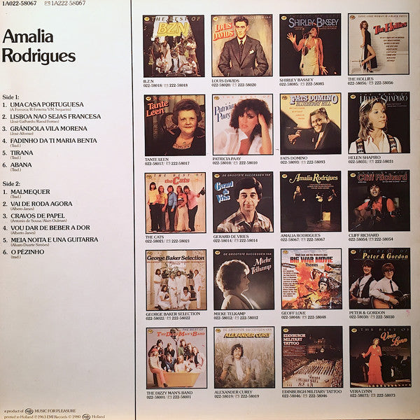 Amália Rodrigues : Amália Rodrigues (LP, Comp, RE)
