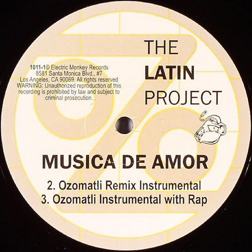 The Latin Project : Musica De Amor (12")