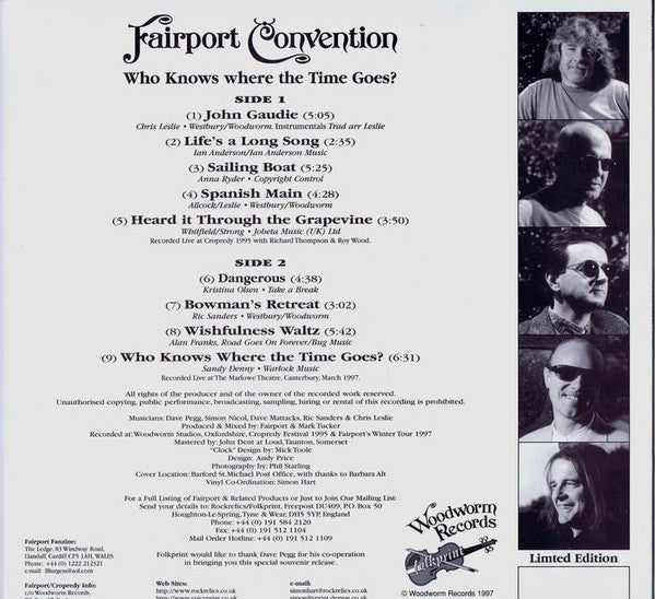 Fairport Convention : Who Knows Where The Time Goes? (LP, Ltd, Num, Pic)