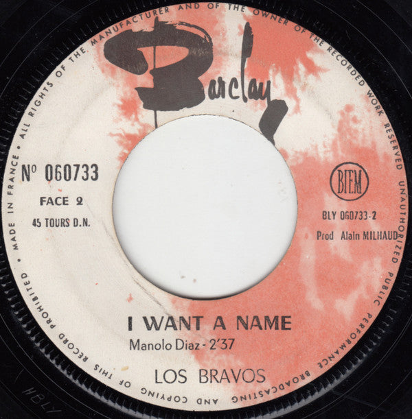 Los Bravos : Black Is Black (7", Single)