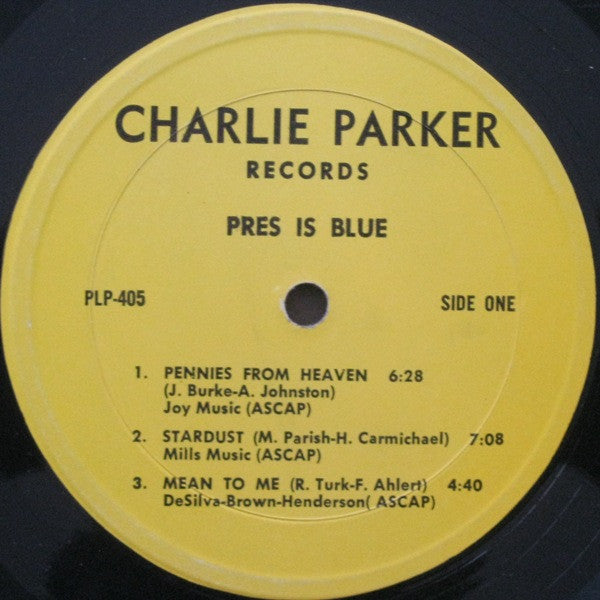 Lester Young : Pres Is Blue (LP, Album)