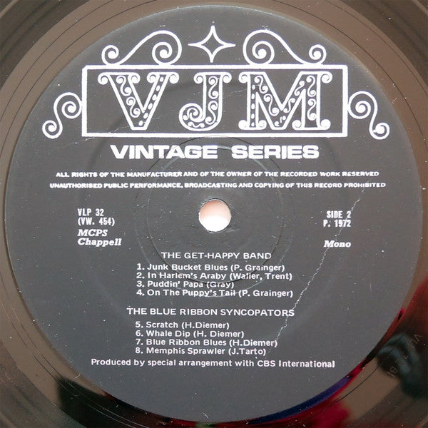 Sam Morgan's Jazz Band / Get Happy Band / The Blue Ribbon Syncopators : Sam Morgan Etc. (LP, Comp)