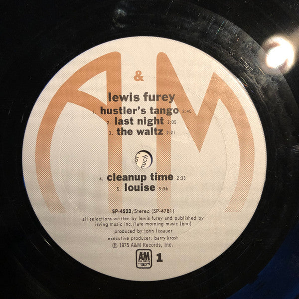 Lewis Furey : Lewis Furey (LP, Album, Mon)