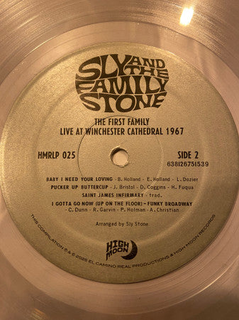 Sly & The Family Stone : The First Family - Live At Winchester Cathedral 1967 (LP, Album, RSD, Dlx, Cle)