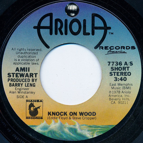 Amii Stewart : Knock On Wood (7", Single)