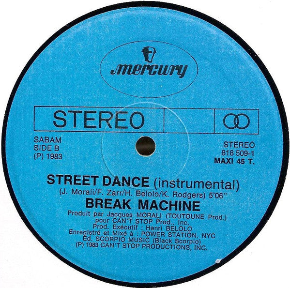 Break Machine : Street Dance (12", Maxi)