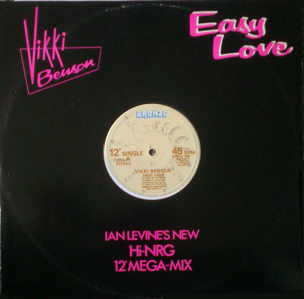 Vikki Benson : Easy Love (12", Single, Die)