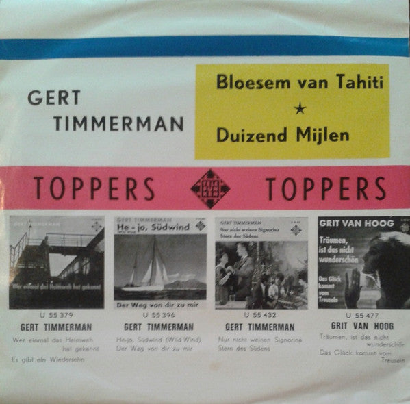 Gert Timmerman : Bloesem Van Tahiti (7", Single)