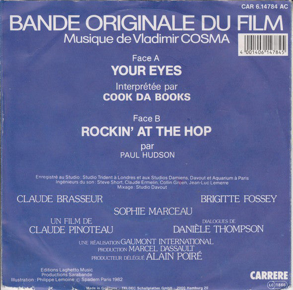 Cook Da Books / Paul Hudson : Your Eyes (Bande Originale Du Film 'La Boum 2') (7", Single)
