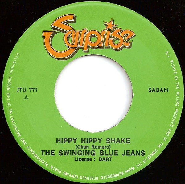 The Swinging Blue Jeans : Hippy Hippy Shake (7", RE)