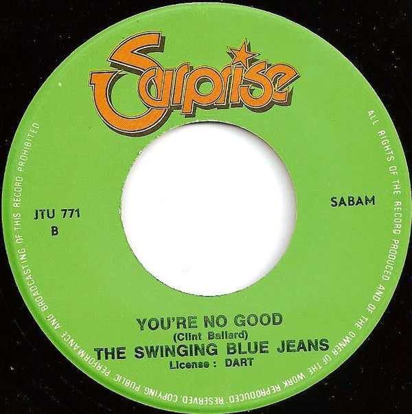 The Swinging Blue Jeans : Hippy Hippy Shake (7", RE)