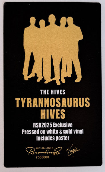 The Hives : Tyrannosaurus Hives (LP, Album, RSD, Gol)