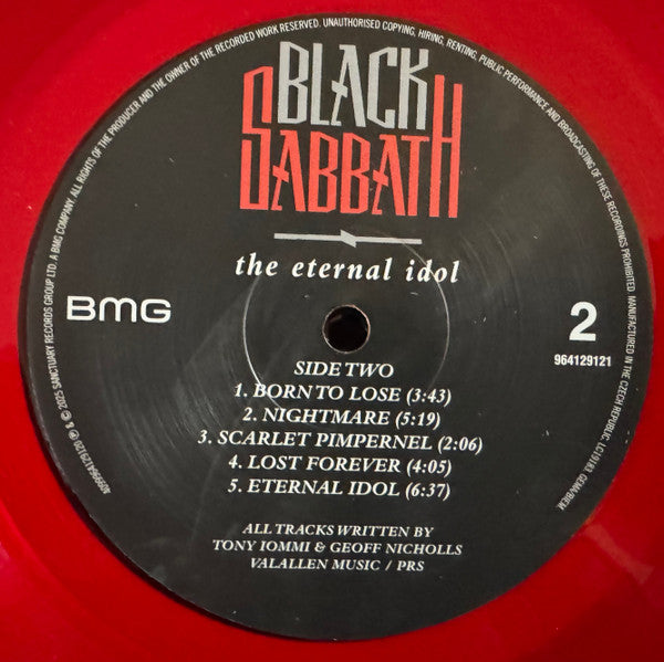 Black Sabbath : The Eternal Idol (LP, RSD, RE, RM, Tra)