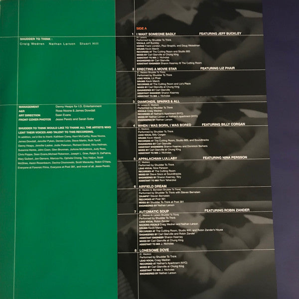 Shudder To Think : Music From The Motion Picture First Love, Last Rites (LP, RSD, Ltd)