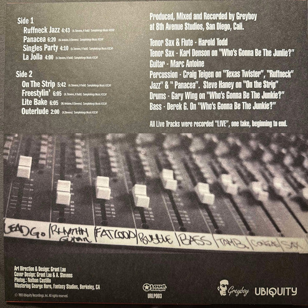 Greyboy With Harold Todd & Marc Antoine : Freestylin' (LP, Album, RSD, Ltd, Ora)