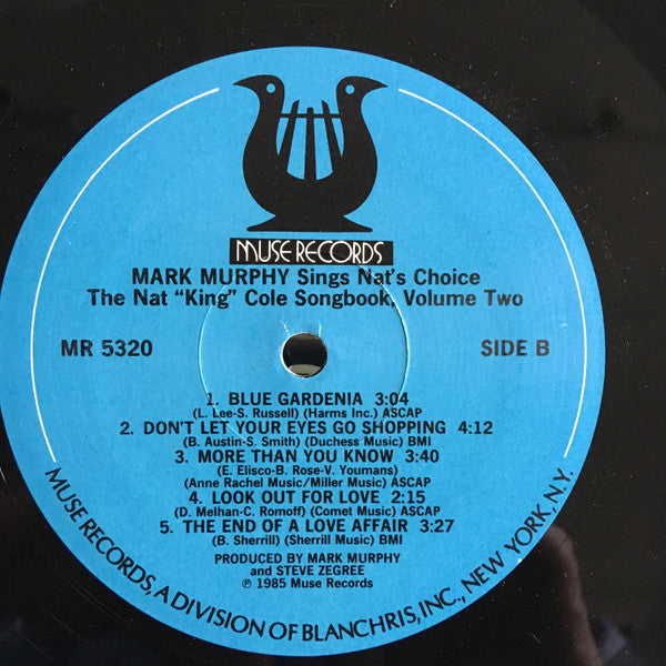 Mark Murphy : Mark Murphy Sings The Nat King Cole Songbook Volume Two (LP, Album)