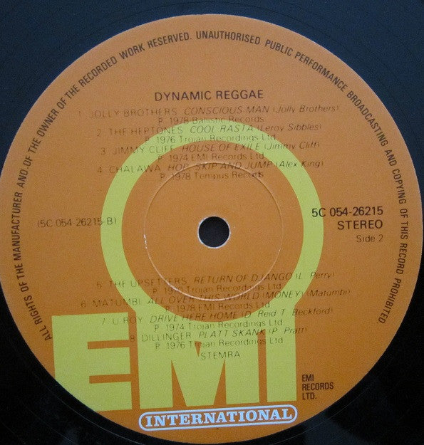 Various : Dynamic Reggae (LP, Comp)