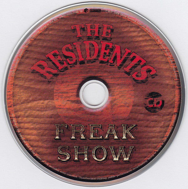 The Residents : Freak Show (CD, Album, RE + DVD-V, NTSC + Jew)