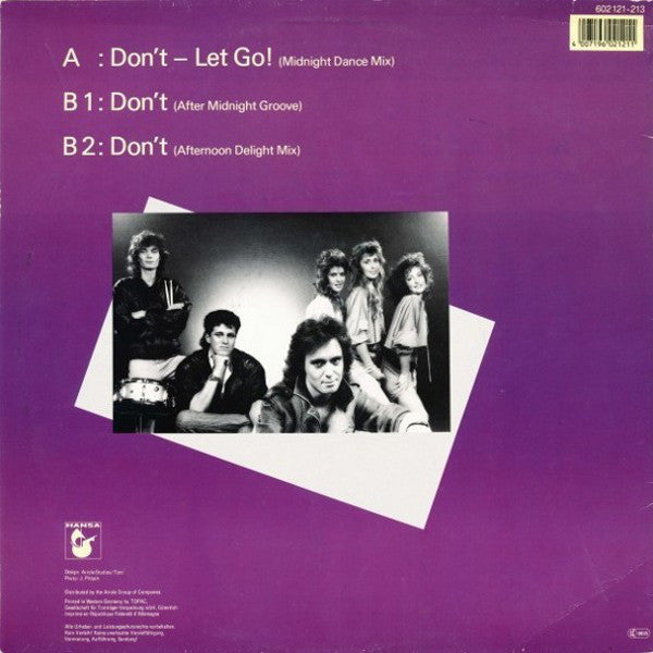 The Koola News : Don't...... Let Go! (Midnight Dance Mix) (12", Maxi)