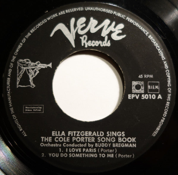 Ella Fitzgerald : Ella Fitzgerald Sings The Cole Porter  Vol. 7 (7", EP, Single)
