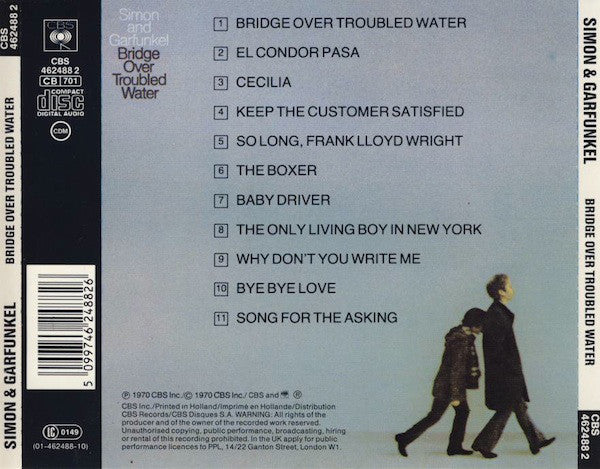 Simon & Garfunkel : Bridge Over Troubled Water (CD, Album, RE)