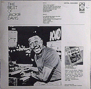 Jackie Davis : The Best Of Jackie Davis (LP, Comp)