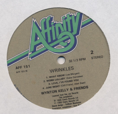 Wynton Kelly & Friends* : Wrinkles (LP, Comp)