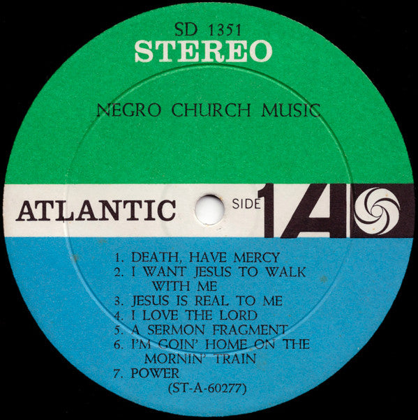 Various : Negro Church Music (LP)