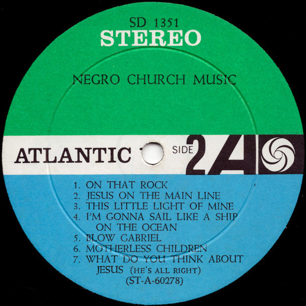 Various : Negro Church Music (LP)