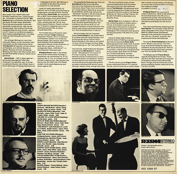 Various : Piano Selection (LP, Comp)