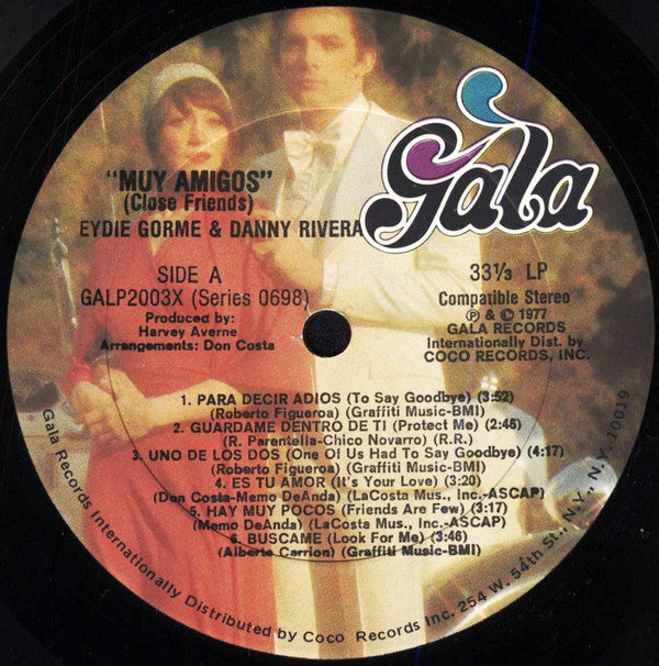 Eydie Gormé & Danny Rivera : Muy Amigos / Close Friends (LP)